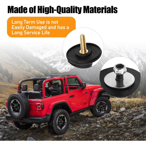 Hold Down Bracket Strap for Jeep Wrangler Hood Windshield 2