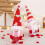 Valentine's Day Tomte Gnome Plush Ornament Handmade 3