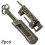 Vintage Brass Padlock with Key 2 Pieces 1