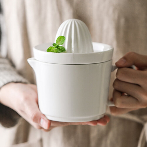Manual Lemon Juicer Portable Ceramic Squeezer 1