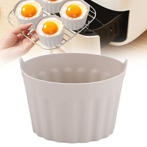 Silicone Egg Poacher Cups Heat-Resistant Non-Stick 6-Pack 2