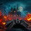 Black Cats Halloween Decorations Fall Tabletop Ornaments 6