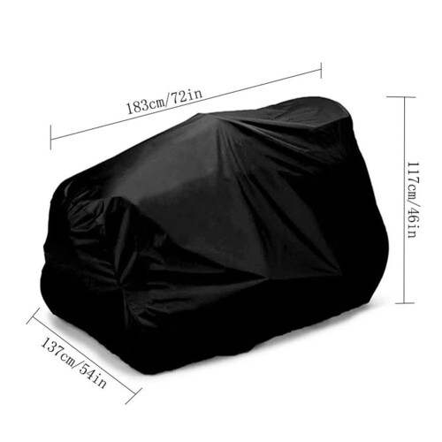 Lawn Mower Cover Heavy Duty Waterproof Storage