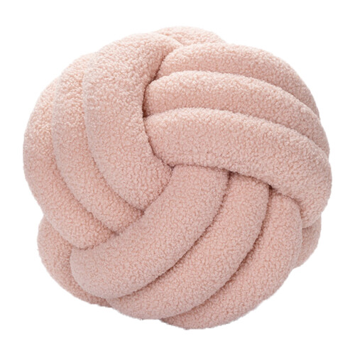 Hand-Woven Wool Ball Cushion 22cm or 28cm