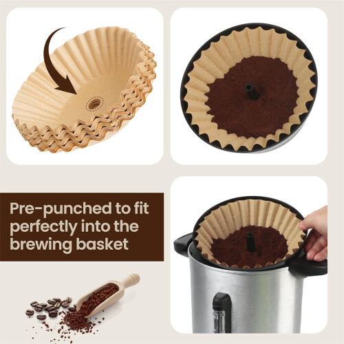 Percolator Coffee Filters Unbleached 100-Pack 2