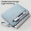 Bolsa para laptop e tablet Txmfgh de 14 a 15,4 polegadas - Estojo para computador resistente a impactos e à prova d'água com armazenamento de 5
