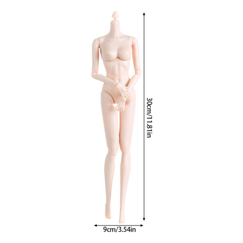 1/6 Articulated Doll Body 30 cm Jointed Replacement 2
