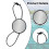 2X Diving Hand Mirror Convex Glass Adjustable Underwater 7