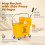 Homcom HOMCOM 20L Compact Mop Bucket with Wringer on Wheels Yellow 4
