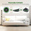 40" Foldable Mini Fitness Trampoline, with Adjustable Foam Handle, Green 7