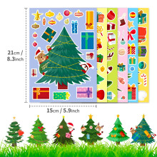 Christmas Face-Swap Puzzle Stickers 6-Pack