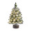 Lighted Flocked Christmas Tree White Tabletop Decor 8