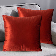 Soft Velvet Square Throw Pillow for Sofa Bed Car
