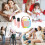Bluetooth Karaoke Machine Portable with 2 Mics Pink 8