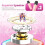 Bluetooth Karaoke Machine Portable with 2 Mics Pink 2