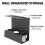 BCLONG Wall Mount Grease Sprayer Holder with Drip Cups 7