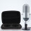 Microphone Storage Bag with USB Cable Holder Grey 13.8x9.8 7