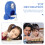 Cartoon Money Bank Blue Plastic 1 Pack 3
