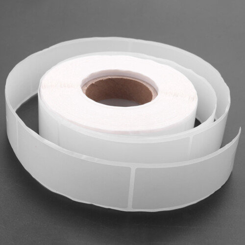 Removable Freezer Labels 1 x 3 Inch Blank White 2