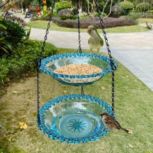 Outdoor Hanging Bird Feeder for Balcony Railings