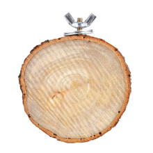 Parrot Wood Round Platform Stand for Cockatiel and Parakeet