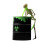 Vomiting Skeleton Decoration with Black Light and Bucket 1