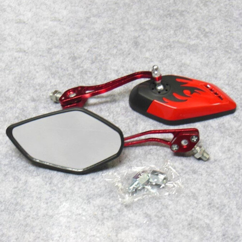 Motorcycle Handlebar Mount Rearview Mirrors 8mm 10mm 2 pcs 2