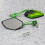 Motorcycle Handlebar Mount Rearview Mirrors 8mm 10mm 2 pcs 6