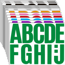 Letter Stickers Large Alphabet Number 30 Sheets 340 Pcs