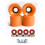 Quad Roller Skate Wheels 78A 4 pcs Orange 8