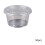 Plastic Dessert Cups with Lids 50 pcs 3