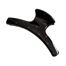 Xinwanna Women Hair Claw Clip Dot Print Plastic Large Size