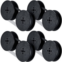 Typewriter Ribbon Twin Spool Replacement Pack 4 Pairs Black