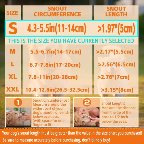Soft Breathable Dog Muzzle for Large Breeds 1 Pack 1