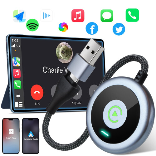 Wireless CarPlay and Android Auto Adapter 1 pack