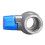 Ball Valve PVC 25mm ID Gray Blue 2 Pcs 5