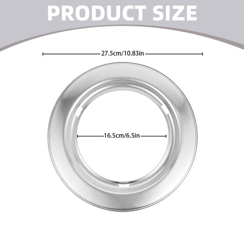 Stainless Steel Steamer Ring Adapter for Bamboo Steamer 2