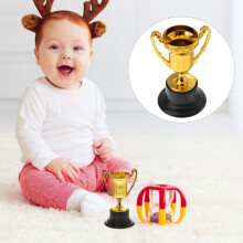 Plastic Trophy Cup Golden 20 pcs