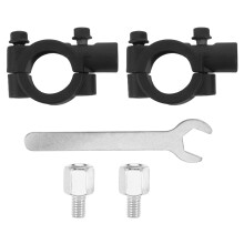 Aluminum Alloy Motorcycle Rearview Mirror Mount Clamp 1 Pair