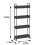 Storage Rack for Living Room Bedroom Kitchen Multi-layer 2