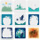 Dragon Castle Stencil Set Fairy Tale Theme 7 Pieces 1