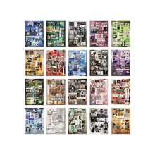 Japanese Style Retro Die-Cut Sticker Book Stationery