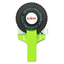 Manual Embossing Label Maker with Soft-Grip Handle 1pc