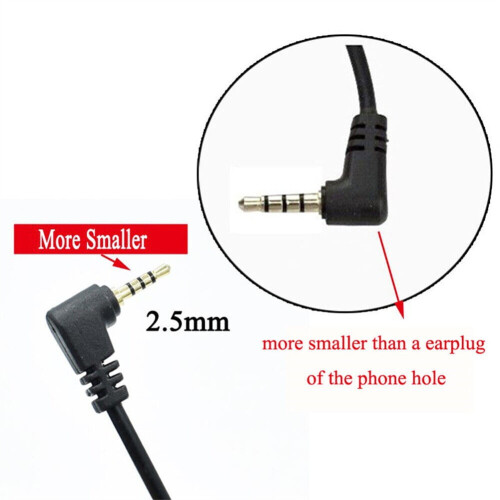 Car DVR Dash Camera 2.5mm 4-Pin Extension Cable 1
