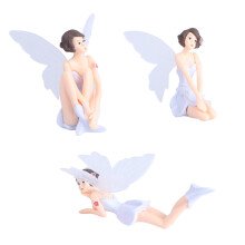 Fairy Cake Toppers PVC Figures 3 Pieces