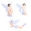 Fairy Cake Toppers PVC Figures 3 Pieces 1