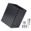 Ibasenice Black Metal Post Base Protector Set for Mailbox 1