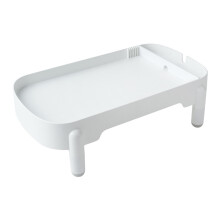 Feeder Stand for Automatic Dog Feeders White