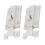 HEMOTON Sliding Bolt Latch 2 pcs Black 8