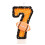 Birthday Number Candles Glitter Cake Topper 7 1